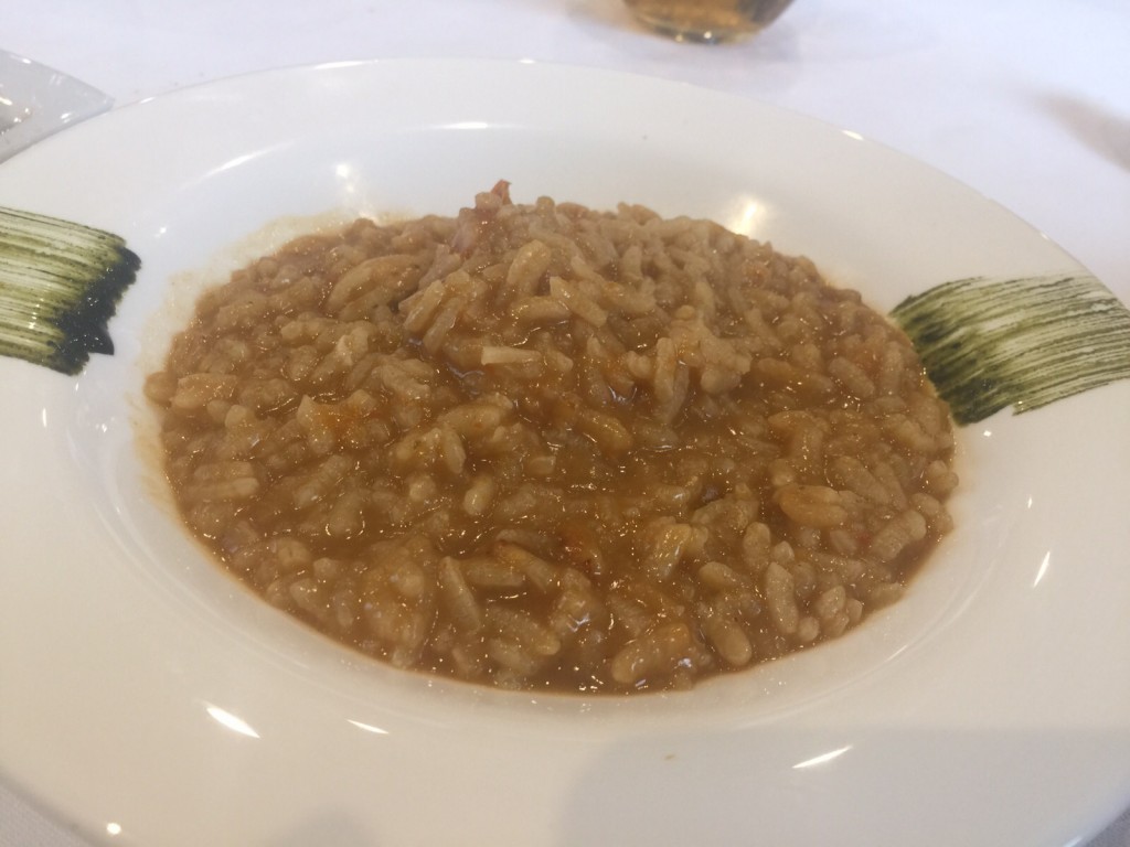 arroz de cigala y placton marino